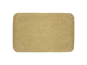 Тарілка 210*150 мм крафт прямокутна з ламінацією, 100 шт/уп, 1300 шт/ящ.