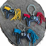 Шарм для сумки Конячка з персоналізацією з натуральної шкіри 7877 Silver Taurus., фото 9