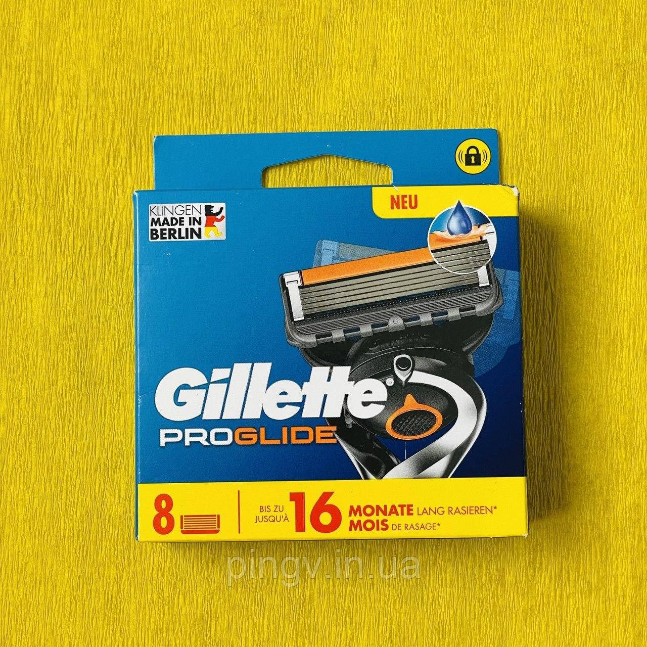 Змінні картриджі Gillette ProGlide , 8 шт, фото 1