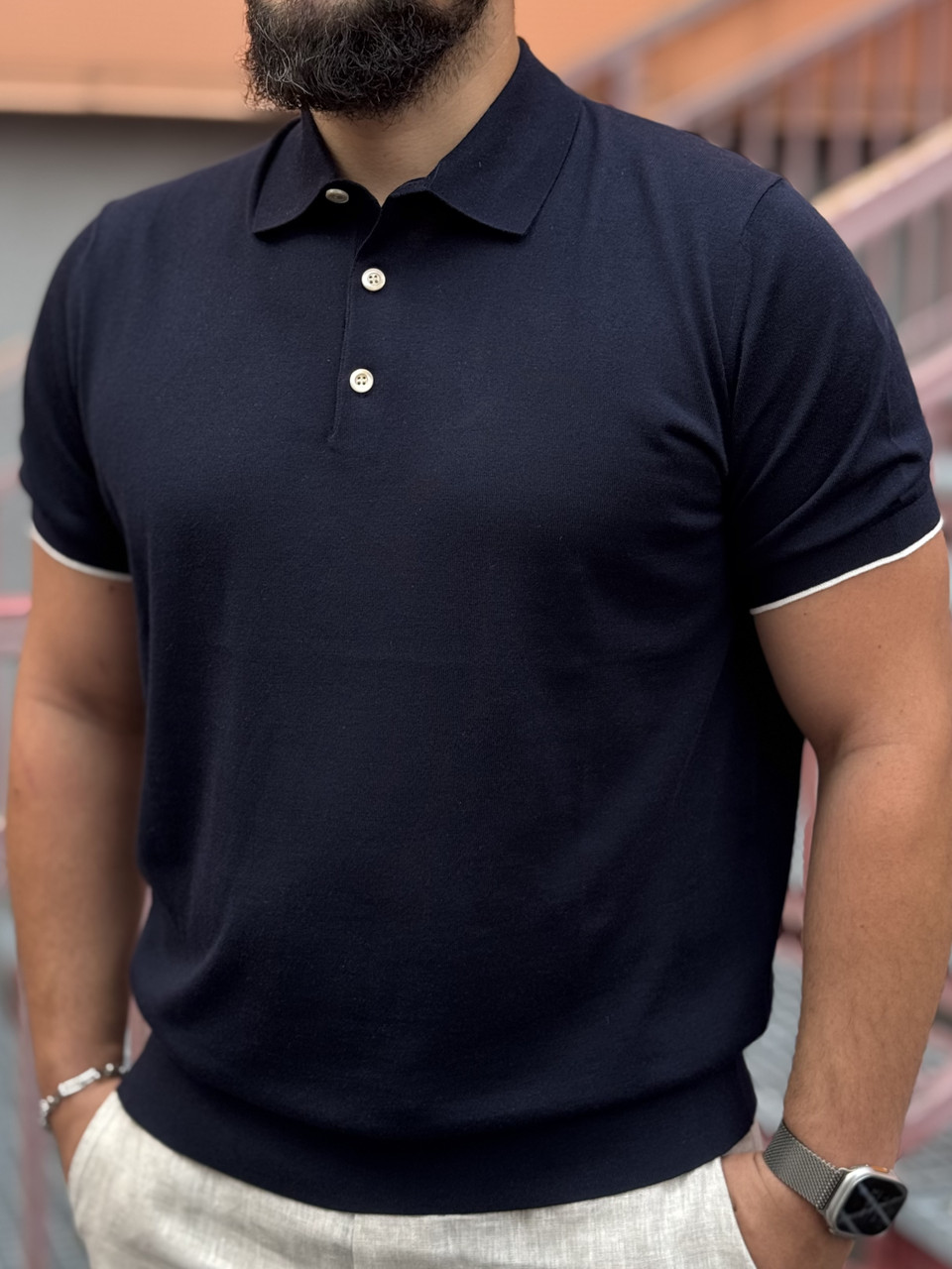 Поло чоловічє  сине