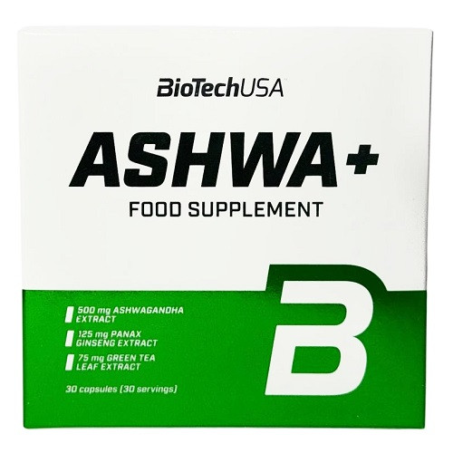 Вітаміни Biotech USA ASHWA+ (30 капсул.), фото 1