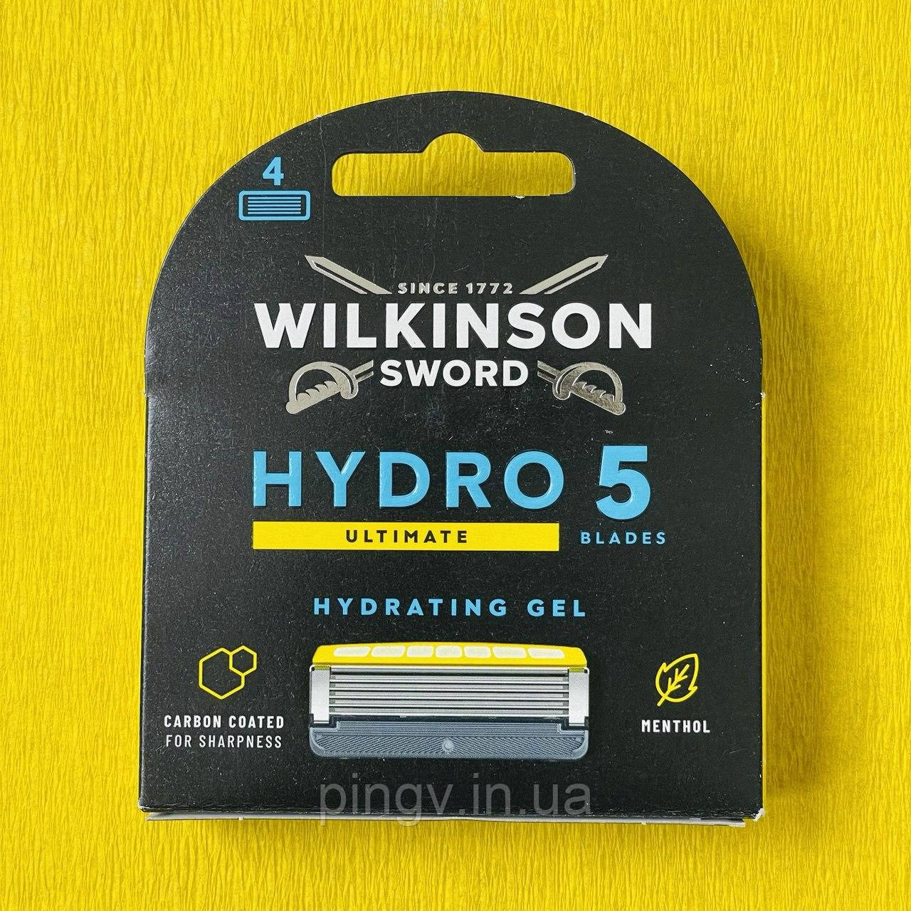 Змінні леза Wilkinson Sword Hydro 5 Ultimate 4 шт., фото 1