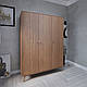 Дерев’яна тридверна шафа "Ліон" повністю з натурального дуба, фурнітура BLUM, фото 2