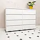 Великий комод для речей білий на 8 ящиків Капрі К-407, фото 2