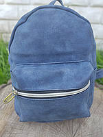 Жіночий рюкзак Tiger Mini синій із блиском.