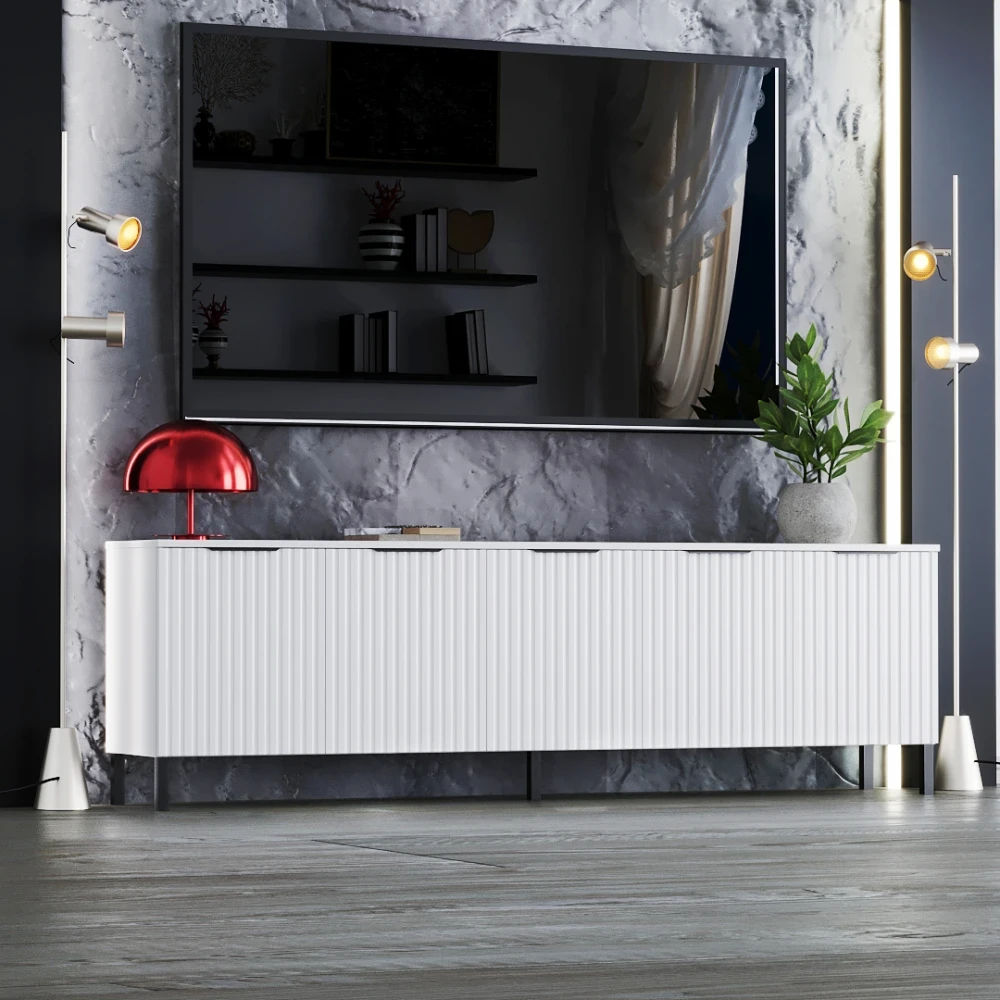 Тумба під TV 200 см на ніжках МДФ Саванна Ретро К-235, фото 1