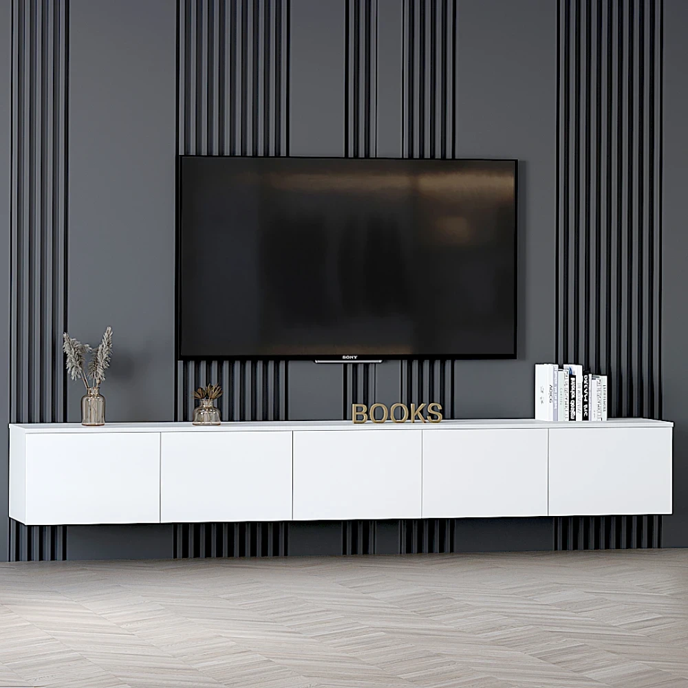 Велика підвісна тумба під телевізор 250 см х 33 см х 35 см Бостон К-508, фото 1