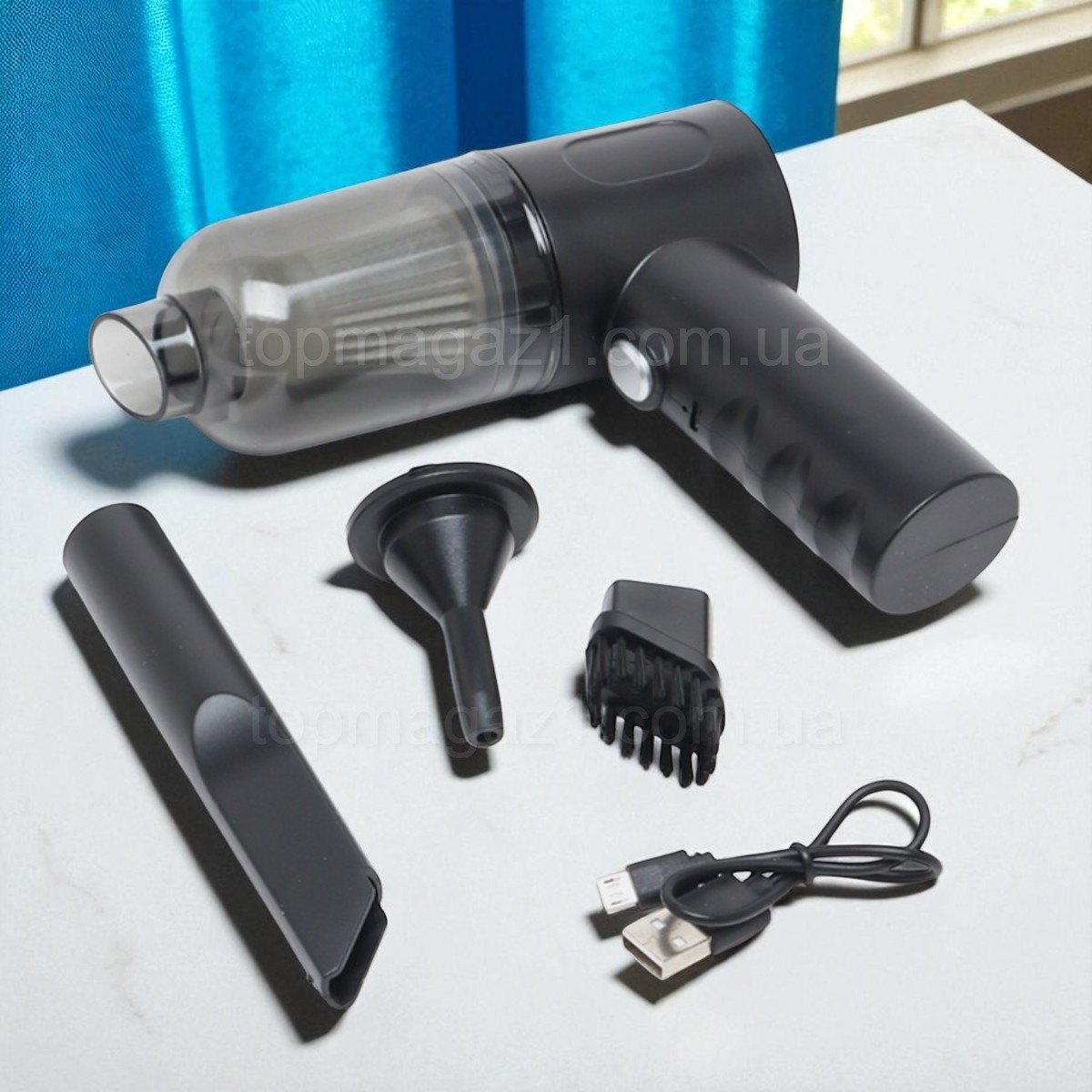 Автомобільний пилосос бездротовий Vacuum Cleaner, фото 1
