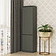 Стильна вузька шафа пенал 50 см зі штангою для верхнього одягу та полицями в передпокій коридор ДСП Нео Мебель Стар, фото 8
