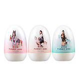 Яйце мастурбатор Funny Egg рот, фото 7