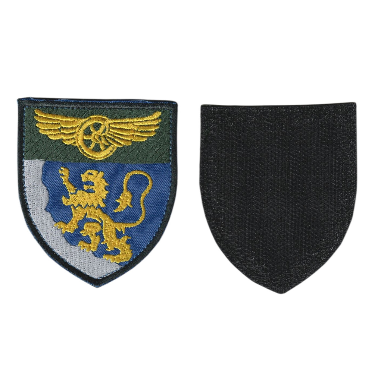 Шеврон патч нашивка 1 окрема бригада ДССТ ім князя Лева, на оливковому фоні,  7*8см., фото 1