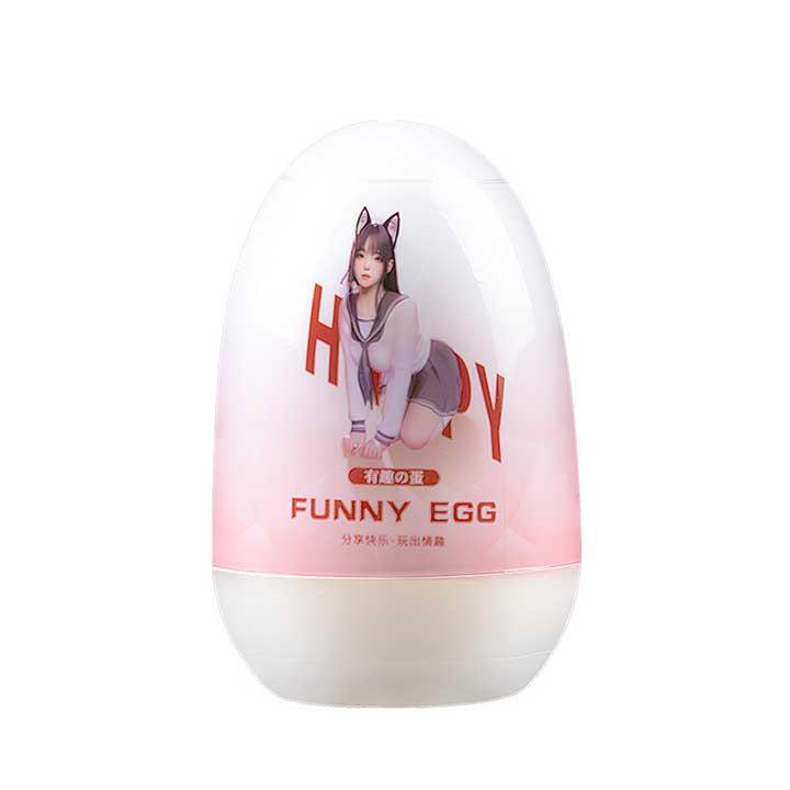 Яйце мастурбатор Funny Egg рот, фото 1