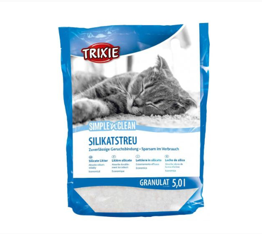 Наповнювач Trixie Simple&Clean для кішок силікагелевий 5 л, фото 1