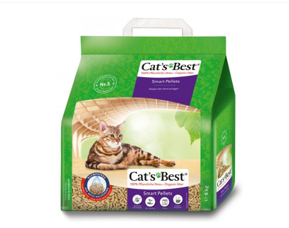 Наповнювач Cat s Best для котячого туалету Smart Pellets дерев'яний 5 л, фото 1