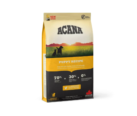 Корм для цуценят Acana Puppy Recipe 2 kg на основі м'яса курча для цуценят великих порід, фото 1