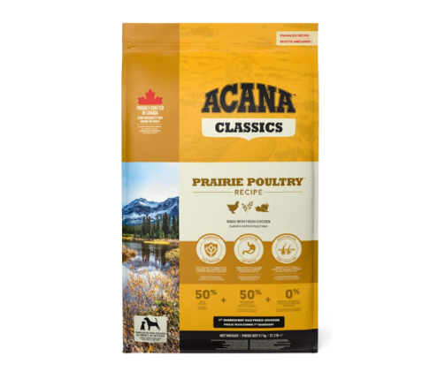 ACANA Prairie Poultry Recipe 14.5 kg корм з куркою й індичкою для собак усіх порід на всіх стадіях життя, фото 1