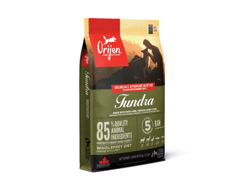 Orijen Tundra Dog 6 kg корм для собак зі свіжим м'ясом ягняти, олениною, качкою та рибою, фото 1