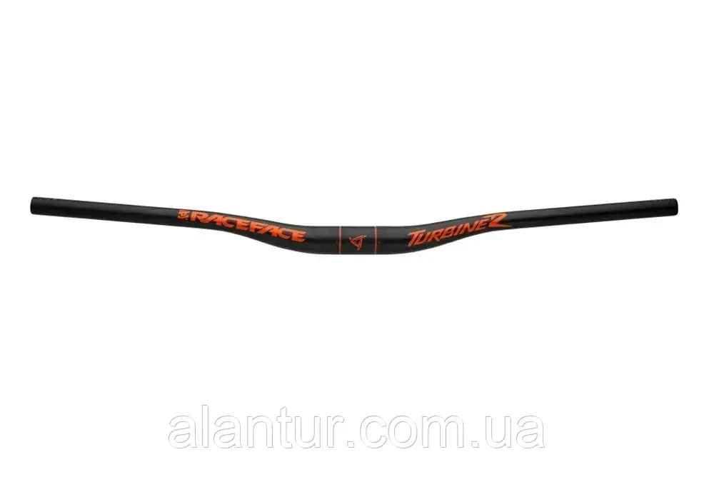 Руль RaceFace TURBINE R 35 мм, 800 мм, 20 мм підйом, оранжевий для MTB, фото 1