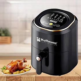 Аерофритюрниця безмасляна Hoffmans HM-775 сенсорний аерогриль 7.5л з таймером та знімною чашею 2400W
