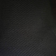 3D сітка тканина чорна текстильна, сумкова, рюкзачна 200 г/м² на поролоні