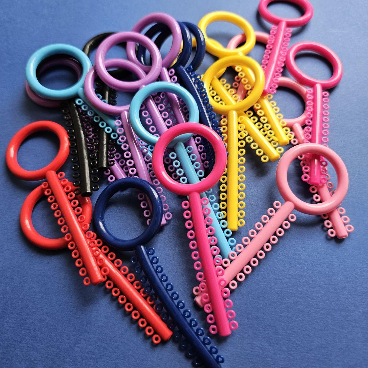 Лігатура еластична кольорова