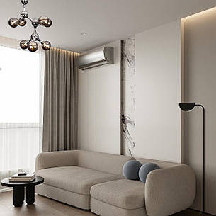 Люстра хром "Молекула" на 7 ламп (52-9817-7 CR+BK), фото 2