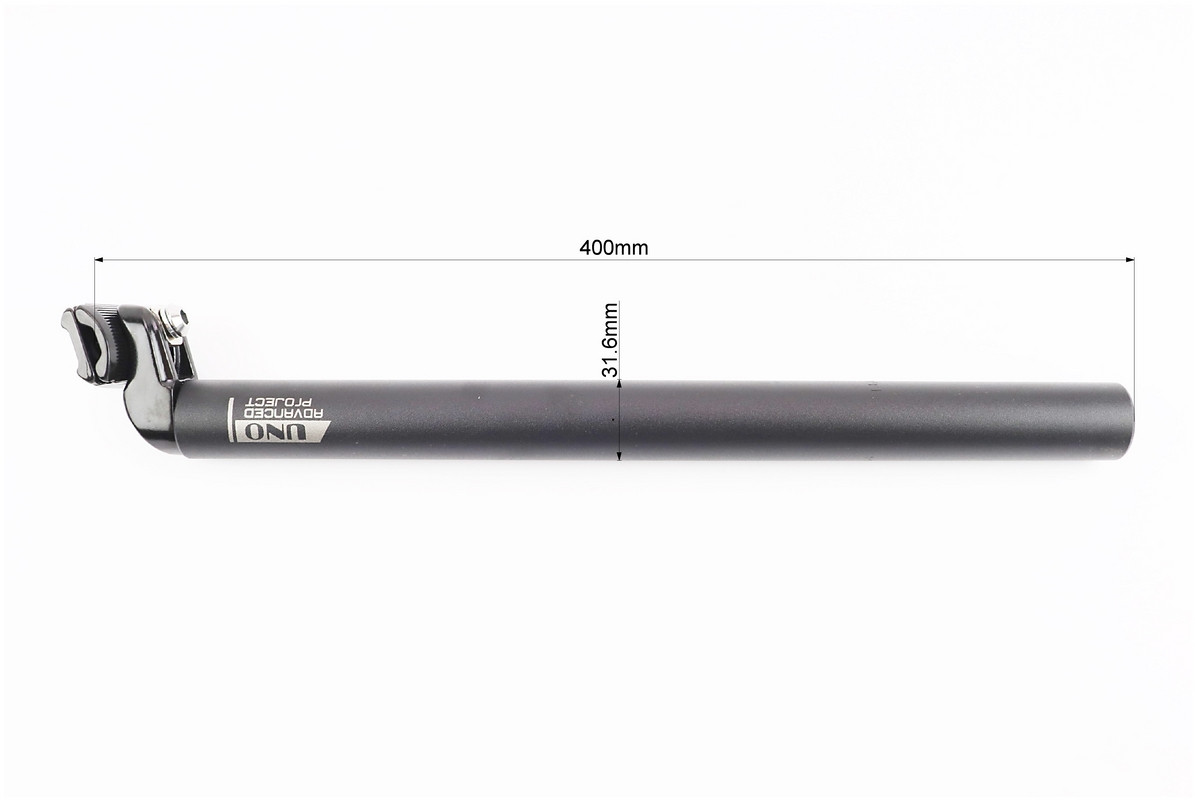 Підсідельний штир 31,6х400 мм, алюм., чорний SP-602