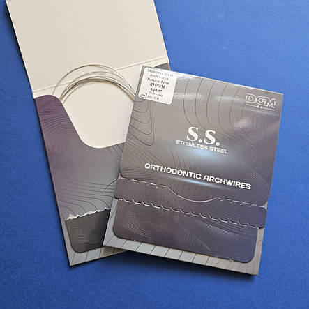 Дуга сталева SS Natural Form прямокутна, DGM, 18*25, Верх, фото 2