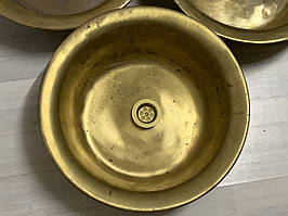 Кухонна мийка, умивальник, рукомийник, раковина із мідного/латунного тазу