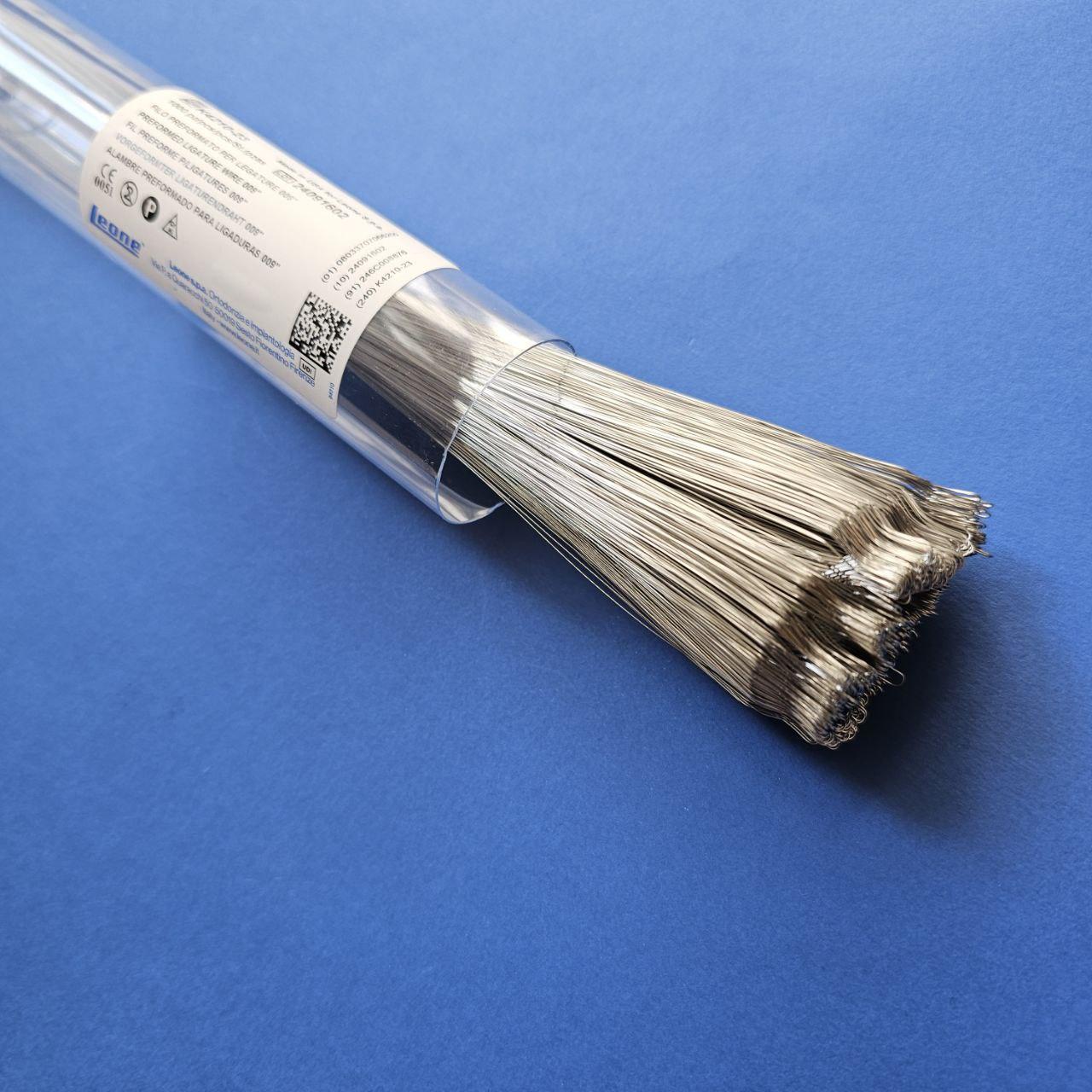 Лігатура металева довга Leone, 1000 шт, 009