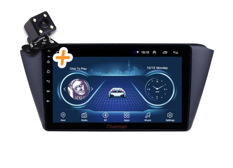 Магнітола для Skoda Fabia 2015-2018 на Android | Сенсорний екран, GPS, Bluetooth, камера заднього виду, фото 1