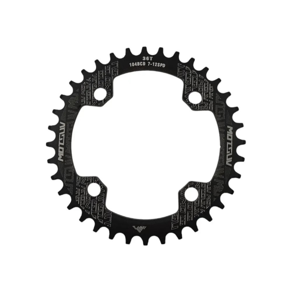 Зірка передня MTB Narrow Wide 36T (BCD:104мм), алюм, чорна