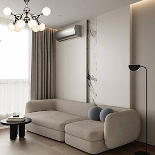 Стельова люстра чорна "Молекула" на 9 ламп (52-9817-9 CR+WH), фото 2