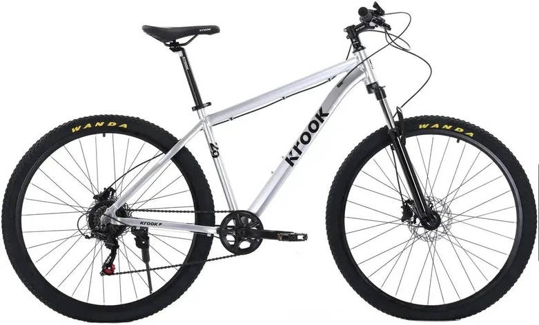 Велосипед 29" Krook 29 2025 сріблястий, фото 1