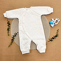 Человечек для новорожденного мальчика или девочки размер 56,ткань капитон. Одежда для новорожденного в роддом