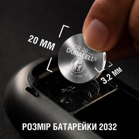Батарейка літієва Duracell CR2032-U2 Lithium 3V, фото 1