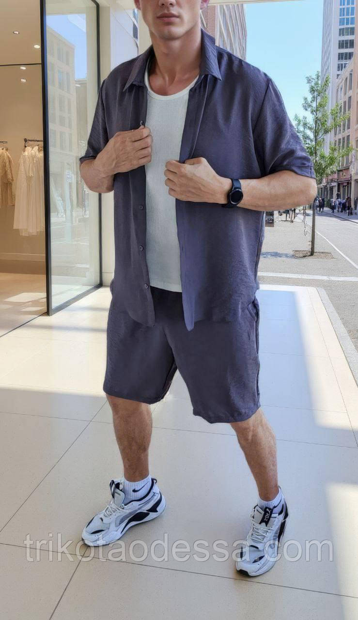 Костюм чоловічий з шортами 083дг р.46-56 New, фото 1