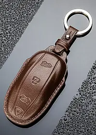 Шкіряний чохол для ключа Tesla Model S TM-941