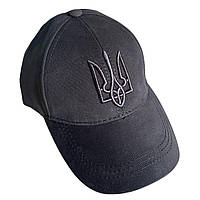 Кепка військова ЗСУ герб чорна (RA8962)