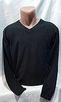 Мужская Черная Кофта Лонгслив с V-Образной Горловиной FENSTER - КАЧЕСТВО !!! (размеры M. L. XL. XXL)