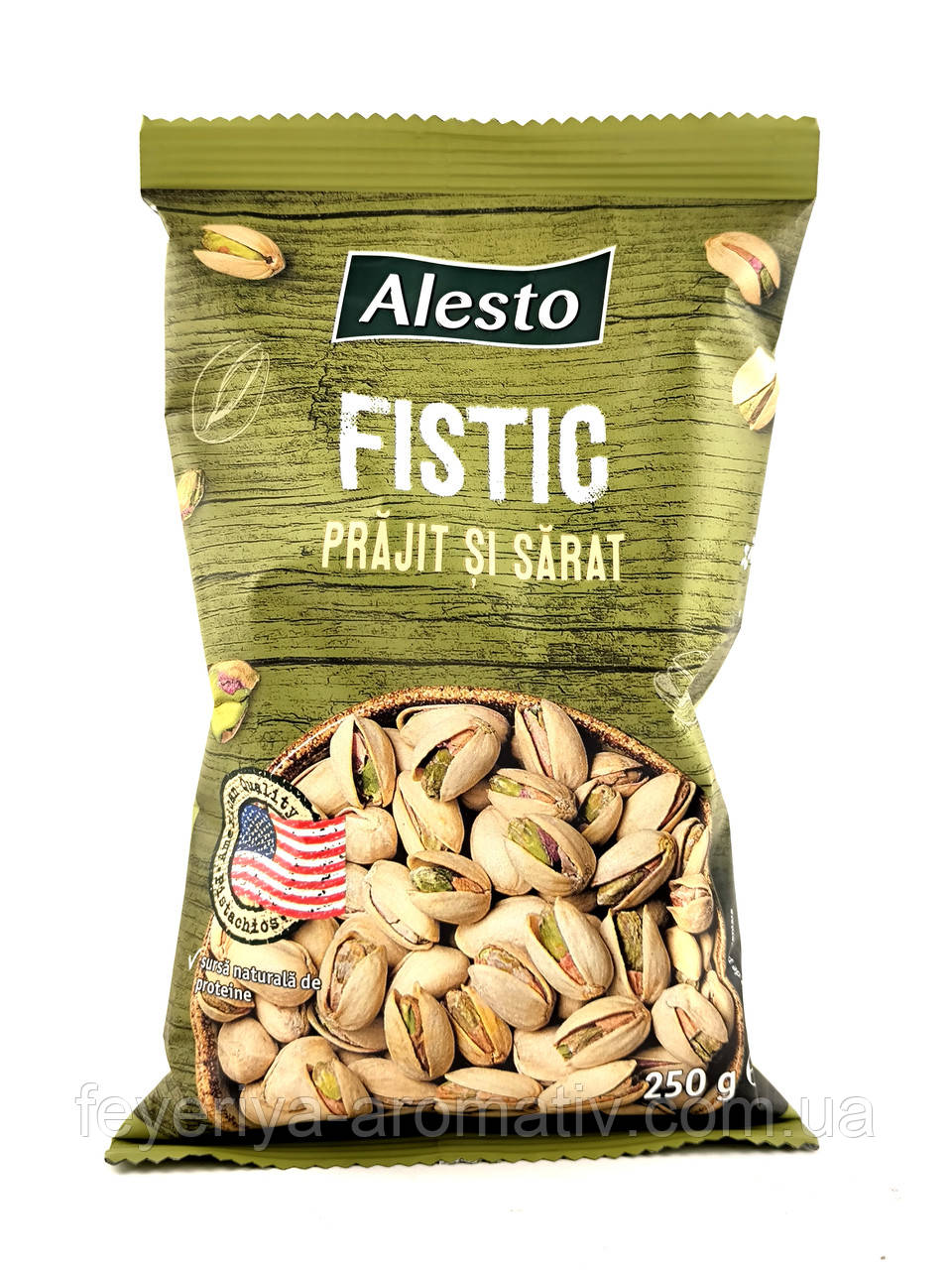 Фісташки солоні Alesto Kalifornische Pistazien 250g (Німеччина)