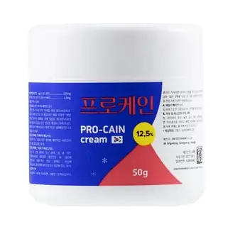 Крем-неснетик PRO-CAIN 12,50% (Про-каїн) анестезія місцева для тату, епіляція, макіяжу 50г