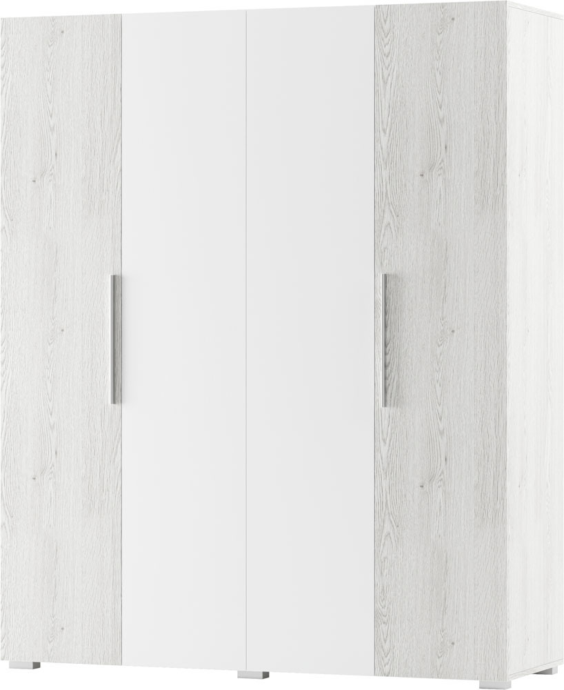 Шафа 4Д (180) без дзеркала Ромбо СМ Артвуд / Білий Світ Меблів, фото 1