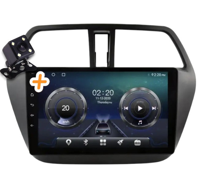 Магнітола для Suzuki SX-4 S-cross 2014-2017 на Android | Сенсорний екран, GPS, Bluetooth, камера заднього виду, фото 1