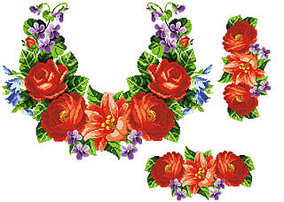 Вафельна картинка Вишивка