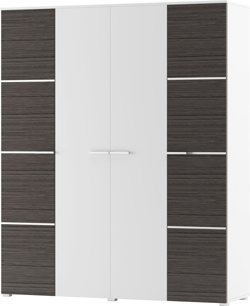 Шафа 4д (180) без дзеркала Круїз Білий/Дакар Світ Меблів, фото 1