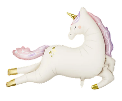 Фольгована кулька велика фігура Єдиноріг 94*110 см Китай в упаковке