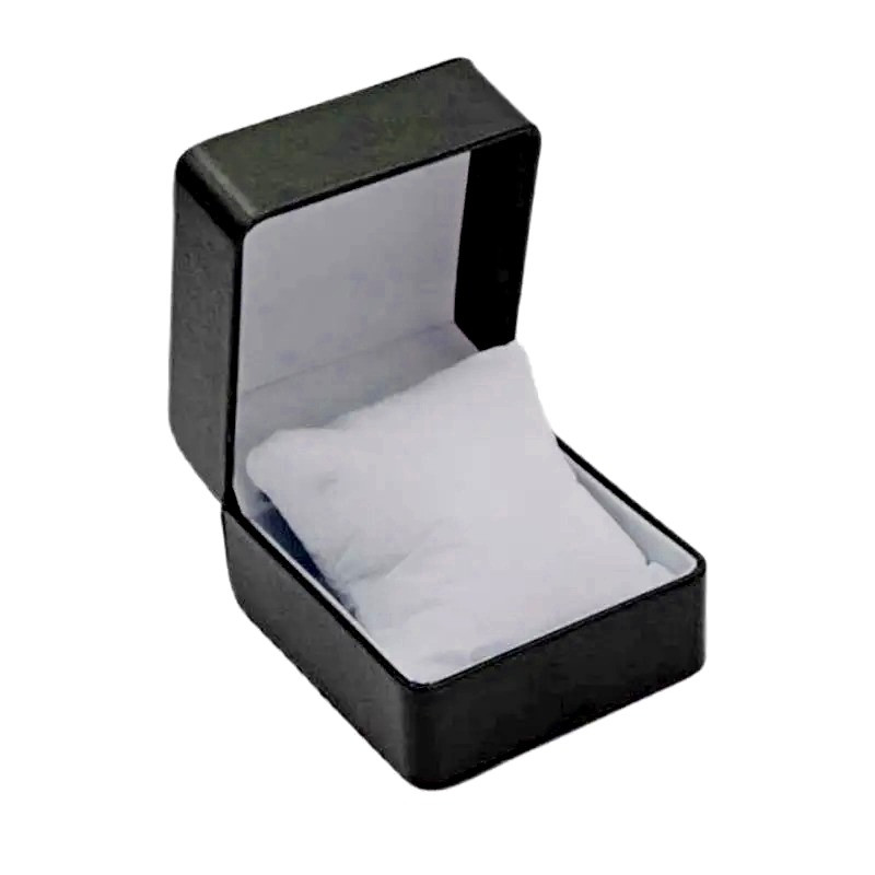 Скринька з подушечкою для наручного годинника або нагород з PU шкіри Чорний ( код: IBW918B ), фото 1