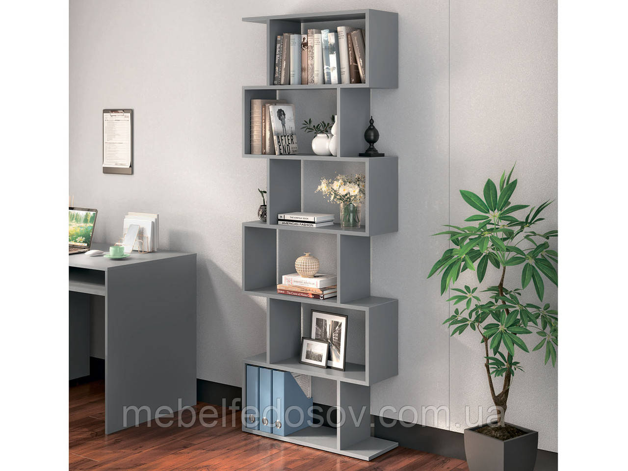 Стеллаж открытый П-9, фабрика Киевский Стандарт (700х240х1915 мм), фото 1