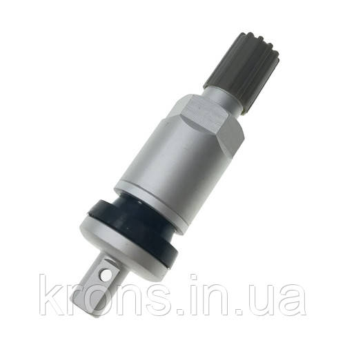 Вентиль під датчик тиску шин типу Шредер, TPMS-02, розбірний, алюміній, фото 1